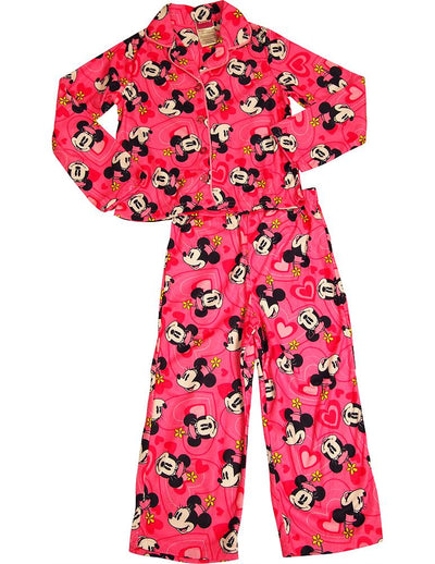 Disney - Little Girls' Long Sleeve Minnie Mouse Pajamas