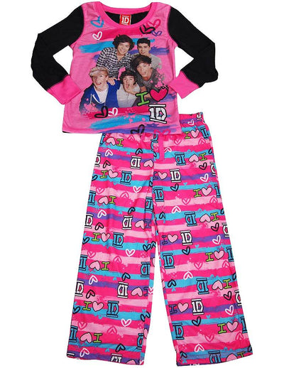 One Direction - Little Girls' Long Sleeve One Direction Pajamas