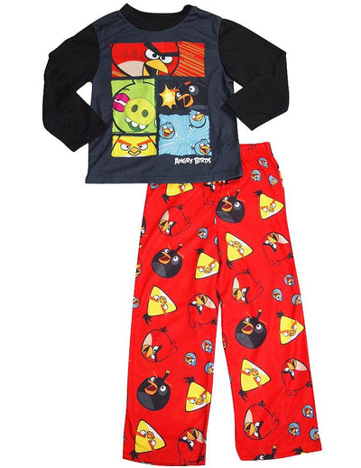 Angry Birds - Little Boys Long Sleeve Pajama Set