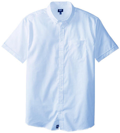 Lee Uniforms Men's Short-Sleeve Oxford Shirt