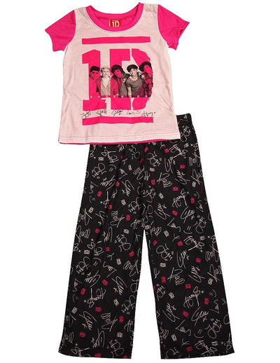 One Direction - Little Girls' Short Sleeve One Direction Pajamas