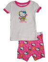 Hello Kitty - Baby Girls Short Sleeve Hello Kitty Shorty Pajamas