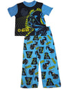 Star Wars Darth Vader Boys Short Sleeve Flame Resistant Sleepwear Pajama Set, 34487