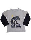 Mish Toddler & Little Boys Long Sleeve Graphic Tee Shirt Top Many Colors SZ 2-7