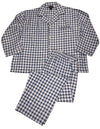 Botony 500 Mens Big Long Sleeve Long Leg Flannel Cotton Sleep Lounge Pajama Set, 33060