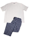 Stafford - Mens Short Sleeve Tee and Pant Pajamas