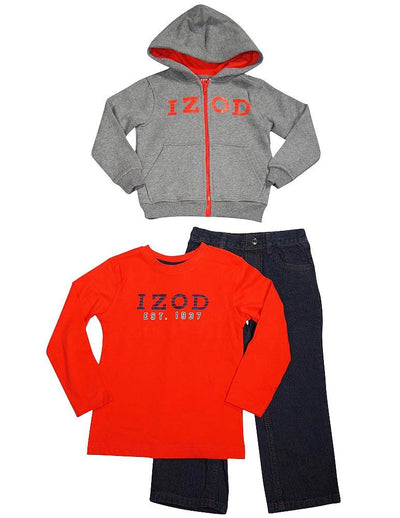 Izod - Little Boys 3 Piece Jean Pant Set