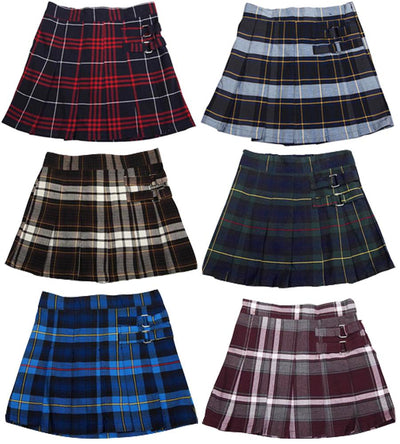 French Toast School Uniform Girls Regular & Plus Sizes Pleat Plaid Scooter Skirt, 35136