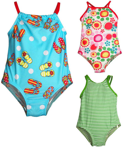 Bunz Kidz Baby Infant Girls One Piece Swim Suit Bathing Wear Swimsuit, 35166