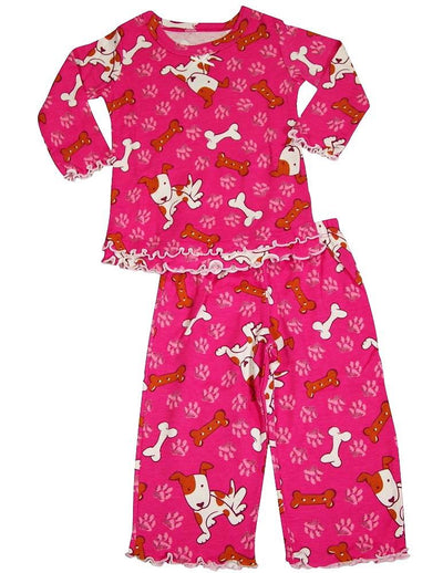 Sara's Prints Girls 2 Piece Long Sleeve Sleepwear Pajama Set - Flame Resistant, 20009