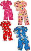 Sara's Prints Baby Infant Girls 2 Piece Long Sleeve Sleepwear Pajama Set, 35220