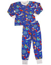 Sara's Prints Boys Girls Unisex Kids Long Sleeve 2 Piece Pajama Set, 37949