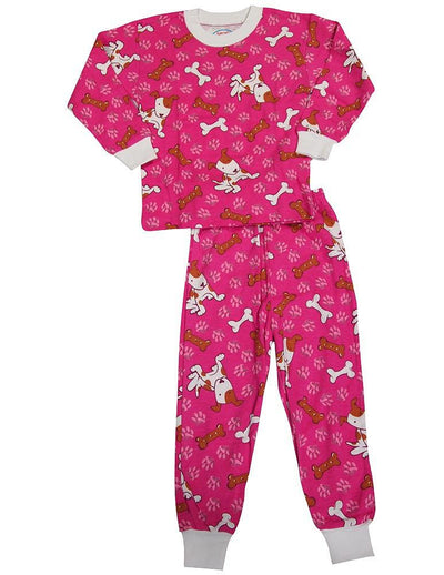 Sara's Prints - Little Girls Long Sleeve Pajamas