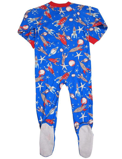 Sara's Prints Baby Infant Toddler Boys One Piece Footed Coverall Sleep Pajama, 29791