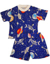 Sara's Prints Infant Boys Two Piece Short Sleeve Short Relaxed Fit Pajama Set, 35277