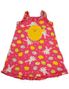 Sara's Prints Toddler Girls Gown Tank Sleeveless Nightgown Flame Resistant, 35280