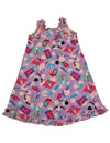 Sara's Prints Toddler Girls Gown Tank Sleeveless Nightgown Flame Resistant, 35280