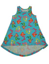 Sara's Prints Toddler & Big Girls Gown Tank Sleeveless Nightgown Flame Resistant, 35356