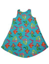 Sara's Prints Toddler & Big Girls Gown Tank Sleeveless Nightgown Flame Resistant, 35356