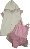 Baby Buns - Little Girls SPF 50 Swimwear Cover-Up Set