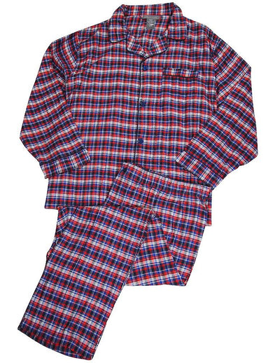 Private Label - Mens Big and Tall Flannel Pajamas