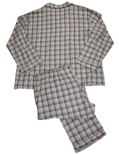 Majestic International Mens Big & Tall Long Sleeve Flannel Sleep Pajama Set, 35517