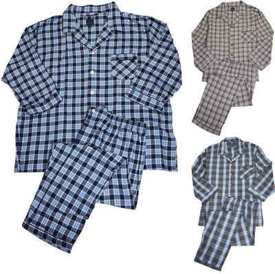 Majestic International Mens Big & Tall Long Sleeve Flannel Sleep Pajama Set, 35517