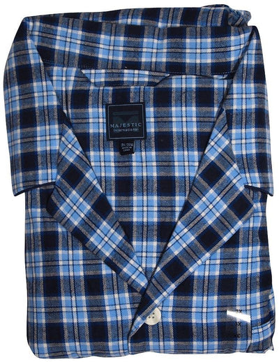 Majestic International Mens Big & Tall Long Sleeve Flannel Sleep Pajama Set, 35517