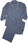 Private Label - Mens Big Broadcloth Long Sleeve Pajamas