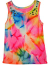 Flowers by Zoe - Girls' Ribbed Tank Top - 4 Different Prints - 100% Cotton