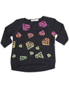 Flowers by Zoe - Little Girls' 3/4 Sleeve Sweatshirt