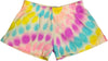 Flowers by Zoe - Little Girls Tie Dye Mesh Short