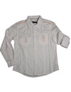 Smash Boys Sizes 4 - 14 Western Style Long Sleeve Button / Snap Down Shirt Top, 35893