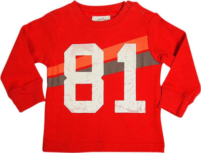 Mish Mish Baby Infant Boys Long Sleeve Graphic Tee Shirt Top Many Colors