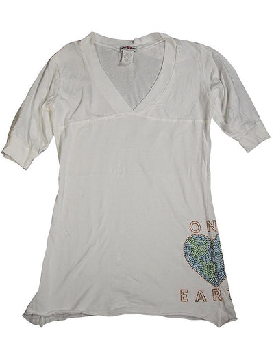 Heart & Soul by So Nikki- Junior Womens 3/4 Sleeve Tunic Top