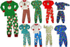 Sara's Prints Boys Long Sleeve 100% Cotton 2 Piece Pajama Set - Wear to fit snug, 36413