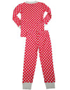 Sara's Prints Girls 2 Piece Long Sleeve Sleepwear Pajama Set - 100% Cotton, 35307