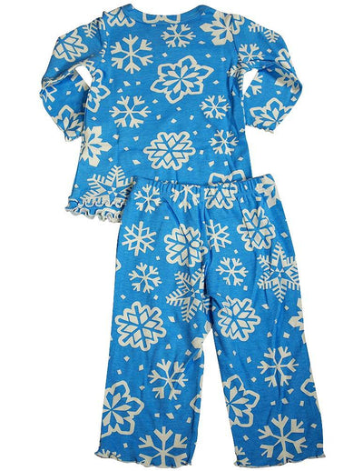 Sara's Prints Girls 2 Piece Long Sleeve Sleepwear Pajama Set - Flame Resistant, 20009