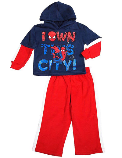 Fishman & Tobin - Little Boys' Long Sleeve License Character Jog Suit Set