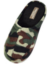 Northern Tree - Mens Moccasin Fleece Camo Clog Slipper