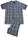 Majestic International Mens Short Sleeve and Shorts Loungewear Pajama Set, 36811