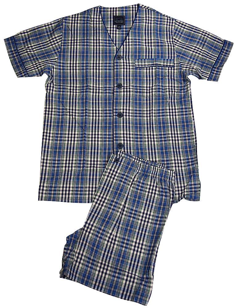 Blue & White Stripe Pajama Set by Majestic International