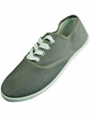 Easy USA - Womens Canvas Lace Up Shoe with Padded Insole