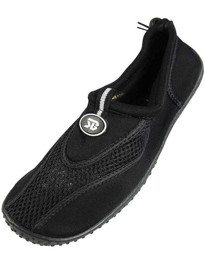 StarBay - Womens Water Shoe Aqua Sock, Black 37355-10B(M)US