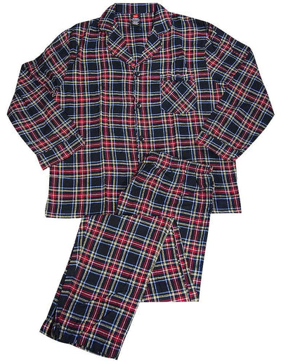 Hanes Men's Woven Flannel Plaid Pajama Set