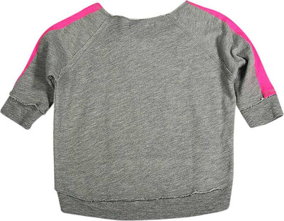 Flowers by Zoe Girls 3/4 Sleeve Fashion Scoop Neck Sweatshirt Top, 35795