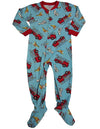 Sara's Prints Baby Infant Toddler Boys One Piece Footed Coverall Sleep Pajama, 29791