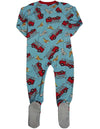 Sara's Prints Baby Infant Toddler Boys One Piece Footed Coverall Sleep Pajama, 29791