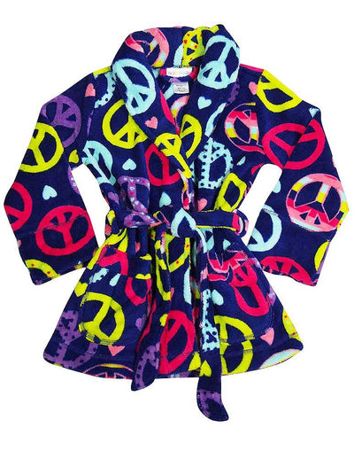 I heart Tweenklz - Little Girls' Plush Bathrobe