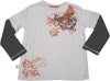 Wild Mango Boys Sizes 4 - 10 Long Sleeve Cotton Fashion T-Shirt Tee Shirt Top, 32057